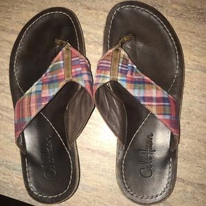 Cole Haan flip flops. Gently worn.